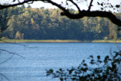 Widok na jezioro Pile z wysokiego brzegu