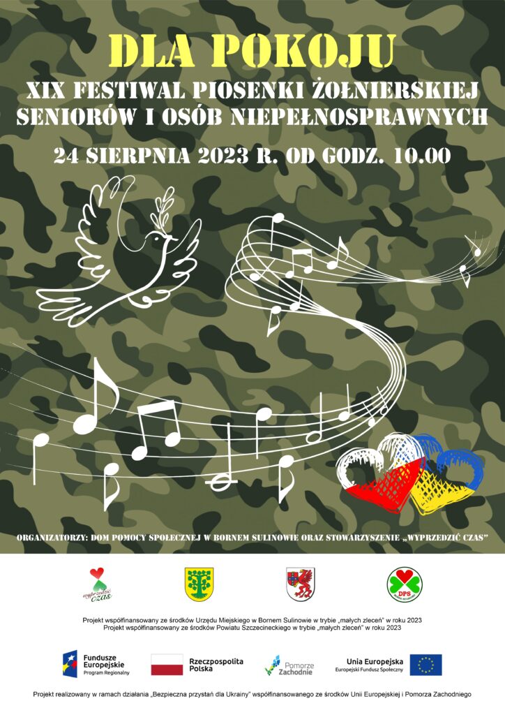 XIX FESTIWAL PIOSENKI ŻOŁNIERSKIEJ SENIORÓW I OSÓB NIEPEŁNOSPRAWNYCH 