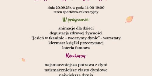 Już wkrótce wielkie święto dyni w Radaczu